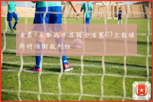 凌晨3点激战开启骑士活塞G3主裁福斯特领衔裁判组